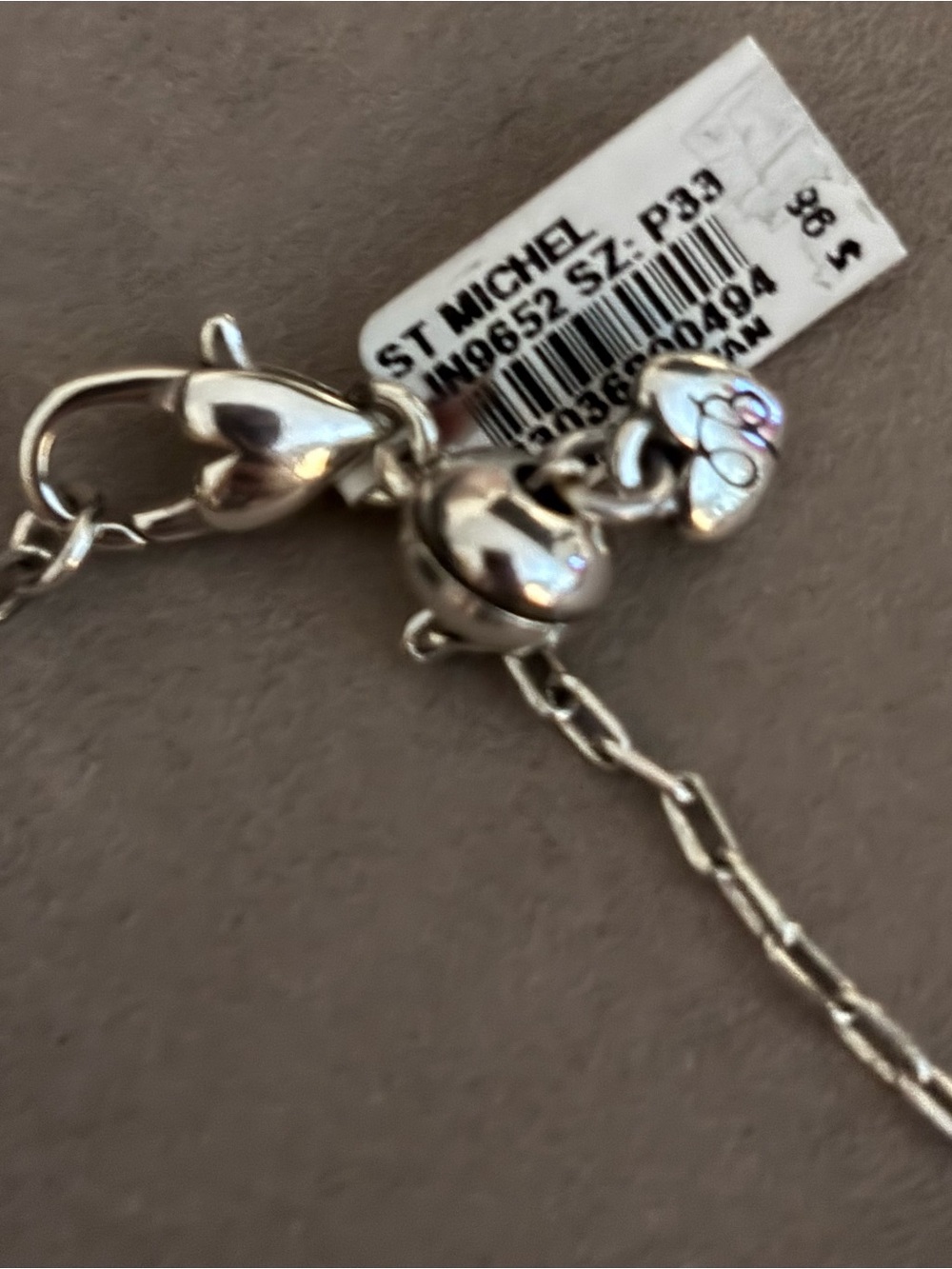 Brighton St. Michel Retired Multicolor Crystal Heart Pendant Necklace NWT - Picture 3 of 5